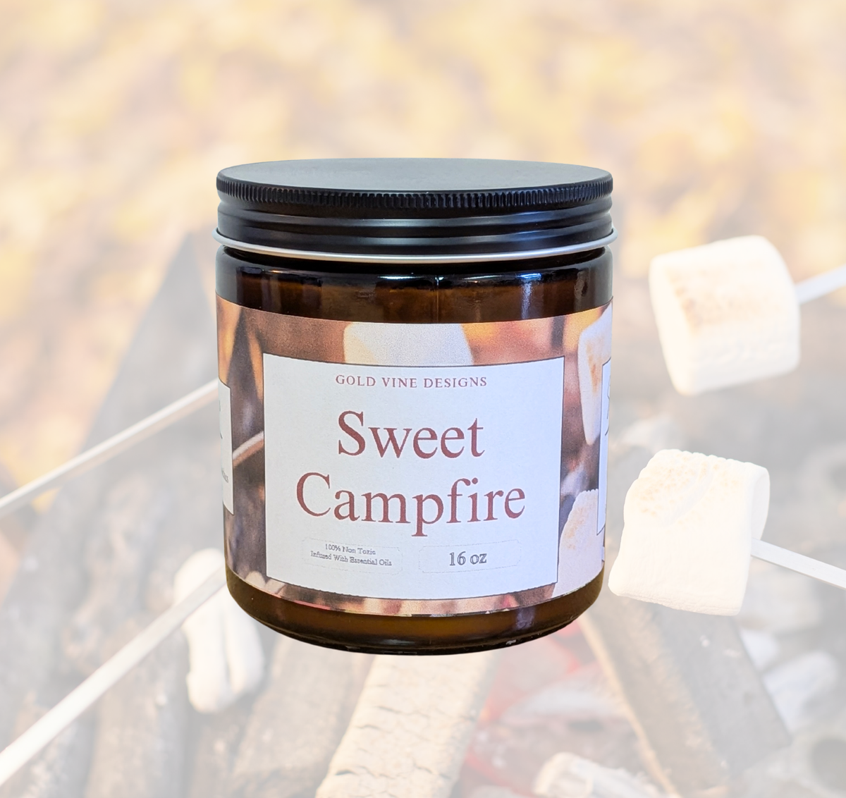 Large 16 oz 2 wick candle