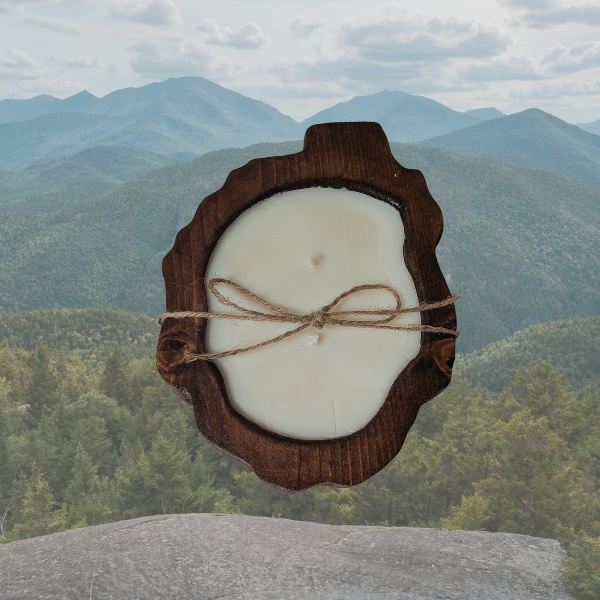 Adirondack Park Dough Bowl Candle Soy Wax 8oz (Adirondack Pine Scented)