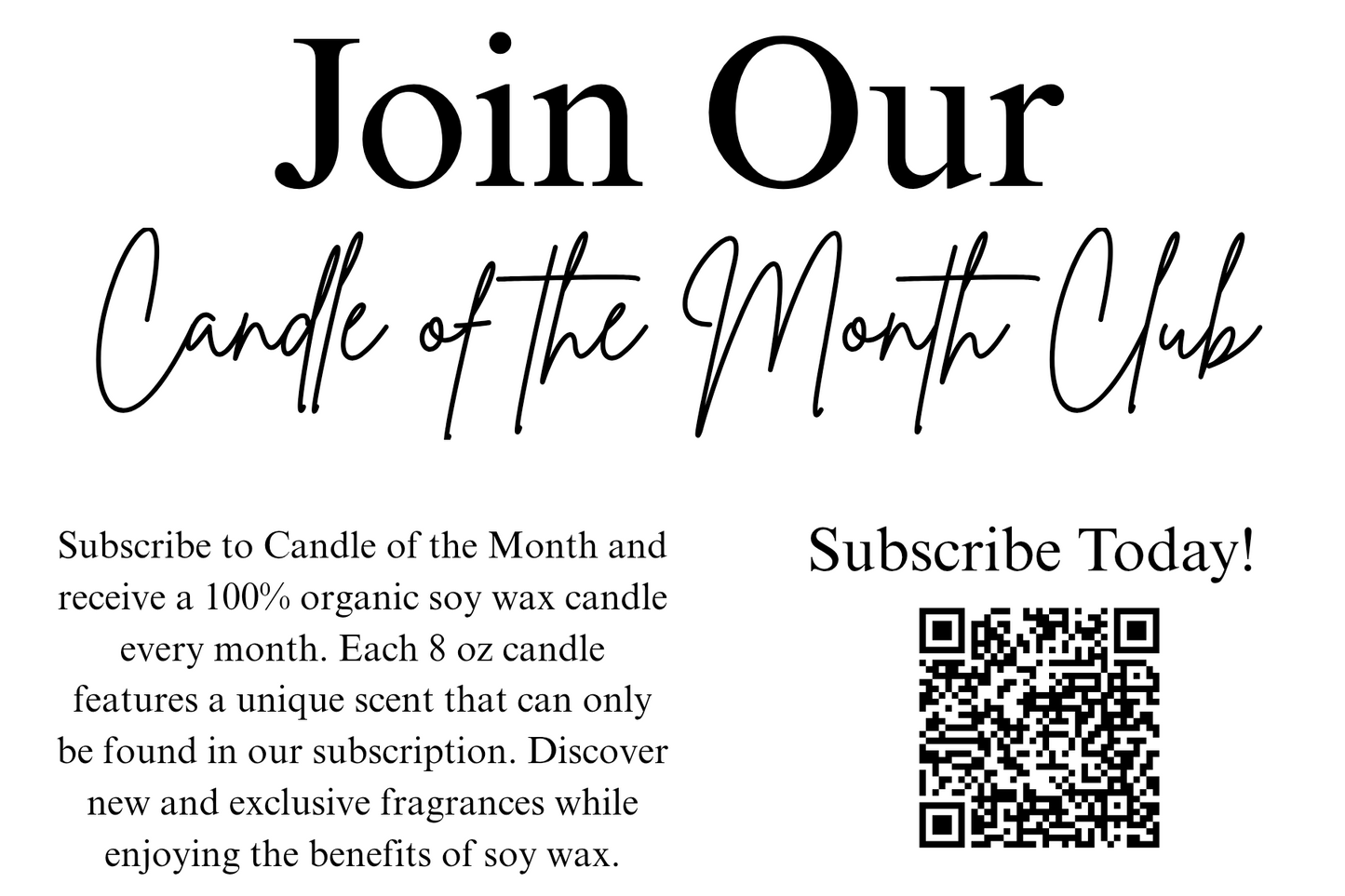 Candle Of The Month Club
